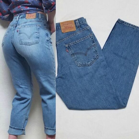 VINTAGE Levi's Relaxed Fit High Rise Mom Jeans - Picture 1 of 12